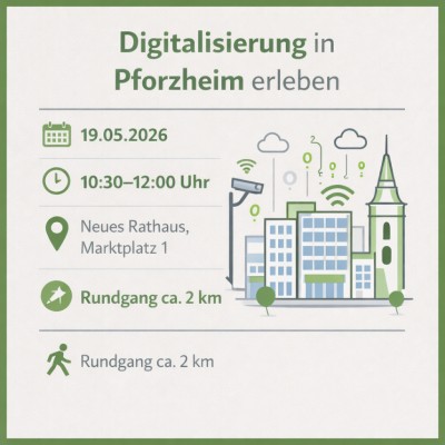 Digitalisierung in Pforzheim: Rundgang zu Sensoren der Smart City